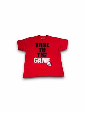 Vintage 2 monkeys true to the game always hustle t-shirt red men’s 2XL